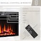 Edendirect 50'' Wall Recessed and Wall Mounted Electric Fireplace Black, Touch Control Panel, Remote Control EF287A - alternate 9